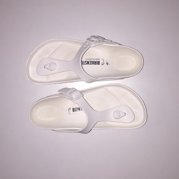 birkenstock gizeh eva white